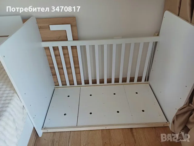 Бебешка дървена кошара, снимка 5 - Кошарки - 54856297