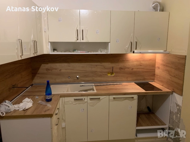 Изработка, монтаж, индивидуален проект, мебели, гардероби, кухни., снимка 10 - Дърводелски услуги - 52659365