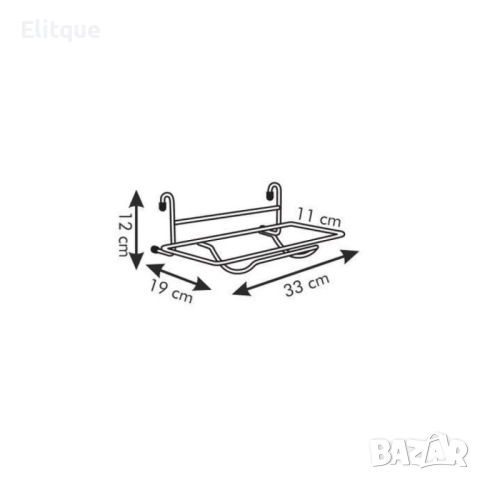 Държач за кухненска хартия  33xH12cm, снимка 4 - Други стоки за дома - 52831848