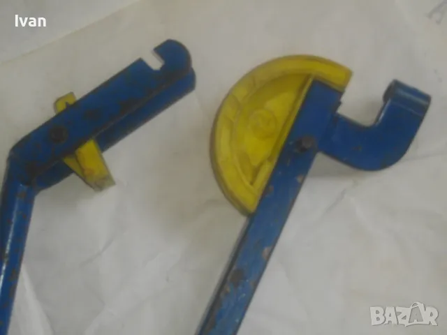 РЪЧЕН ТРЪБОГИБ 12 мм Английски уред огъване тръби LUBOT B.V.12 Старо качество масивен 61см/1,8кг, снимка 17 - Други инструменти - 47757151