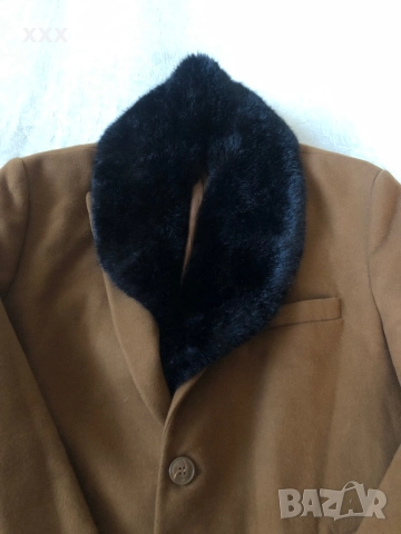 Мъжки палто с яка, снимка 2 - Палта - 52516853
