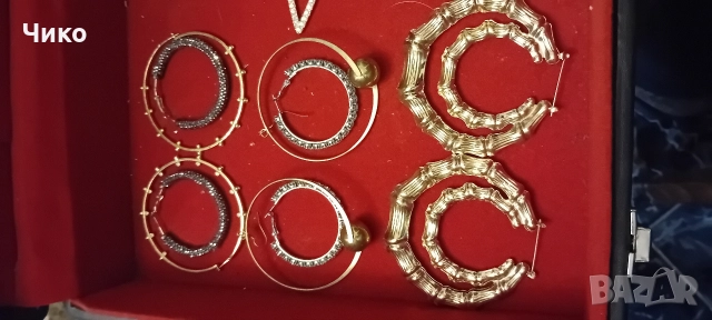 Стари женски обици и гривна, снимка 3 - Антикварни и старинни предмети - 52852333