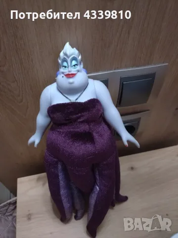 урсула от ариел дисни ariel disney кукла , снимка 3 - Кукли - 55779860