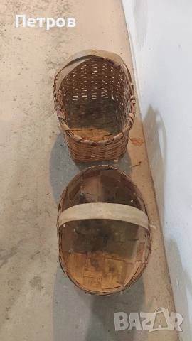 Продава плетени кошници, плетен панер от старо време., снимка 4 - Декорация за дома - 41775692