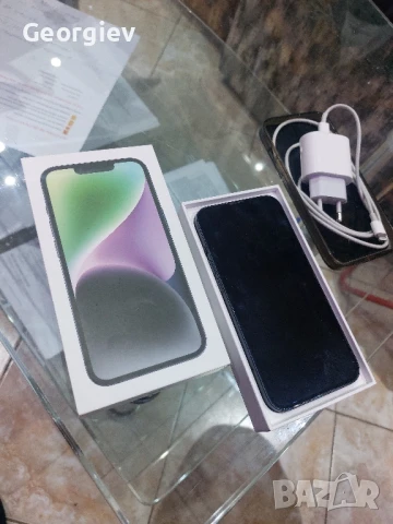 iphone 14 черен перфектен, снимка 2 - Apple iPhone - 51364778