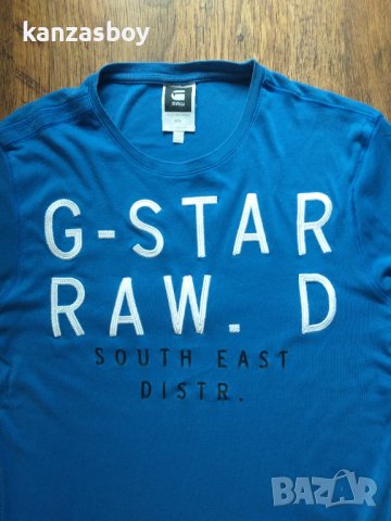 g-star - страхотна мъжка тениска 2ХЛ, снимка 2 - Тениски - 40645312