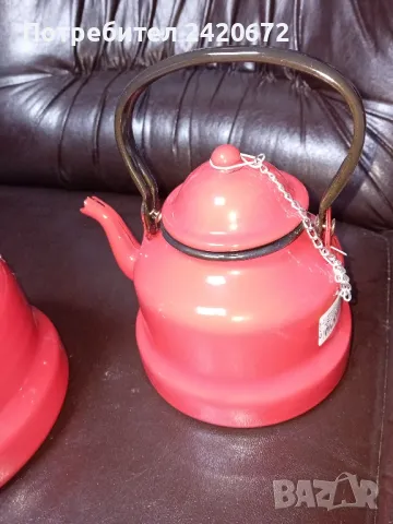 Нови румънски  емайлирани  чайници, снимка 4 - Съдове за готвене - 47852826