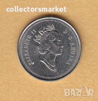 10 цента 1995, Канада, снимка 2 - Нумизматика и бонистика - 38717468