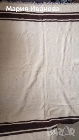 Автентично Родопско одеяло 100% Вълна, Ръчно тъкано (отлично състояние), снимка 4 - Олекотени завивки и одеяла - 53938240