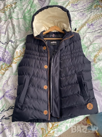 Пролетно есенен елек с качулка , снимка 4 - Якета - 53130502