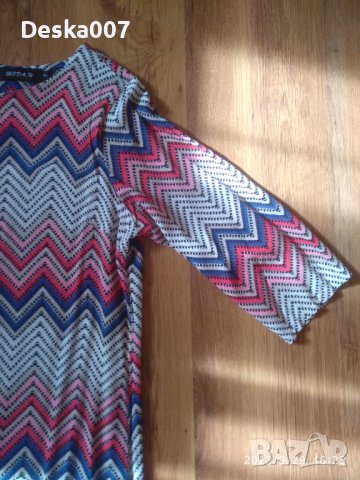 Рокля Туника Свеж принт, снимка 3 - Рокли - 42367840