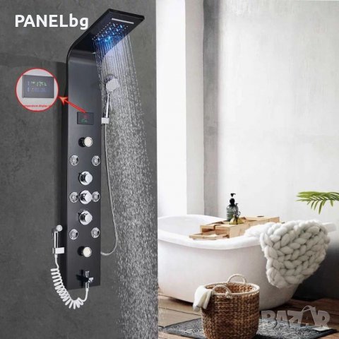 Хидромасажен душ панел Игуасу,6 функции,смесител-БЕЗПЛАТНА ДОСТАВКА, снимка 3 - Душове - 35557451