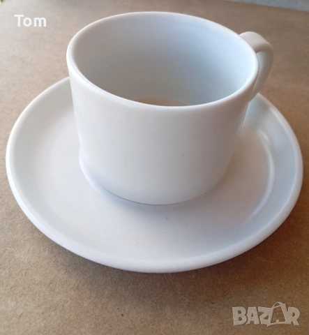 Последни наличности‼️  ‼️ 1 € ‼️за брой - немски порцеланови чаши с чинийка!  Нови! Внос Германия! Ч