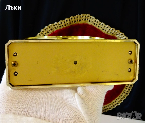 Кралски настолен часовник скелетон S.Haller. , снимка 11 - Антикварни и старинни предмети - 52553554