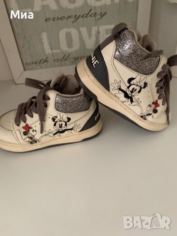 Кожени кецове Zara от серията Minnie, снимка 6 - Детски обувки - 44270581