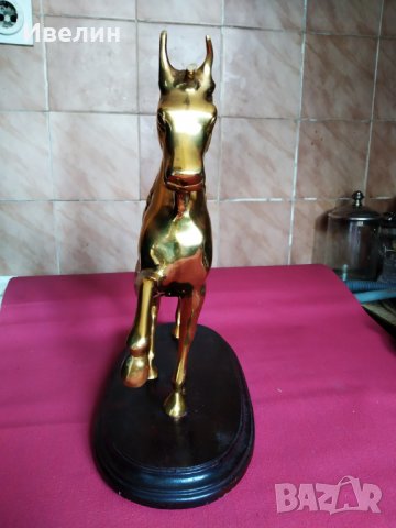 бронзова статуетка-кон, снимка 3 - Антикварни и старинни предмети - 29708241