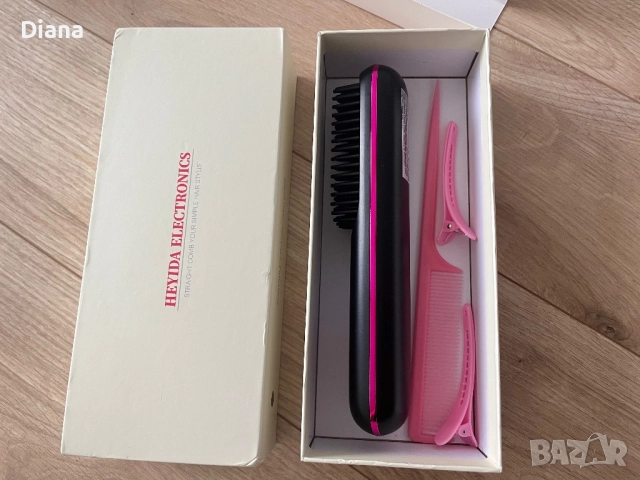 Загряваща четка за коса, снимка 2 - Преси за коса - 52751769