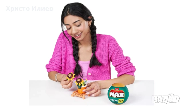 Конструктор Zuru MAX Garden цвете в саксия Комплект от 4бр лего, снимка 16 - Конструктори - 53322132