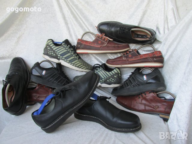КАТО НОВИ 43 - 44, Vintage Hiking Shoes, Skywalk original, Black Leather, Bavarian, Das Beste, Mens, снимка 11 - Ежедневни обувки - 37606098