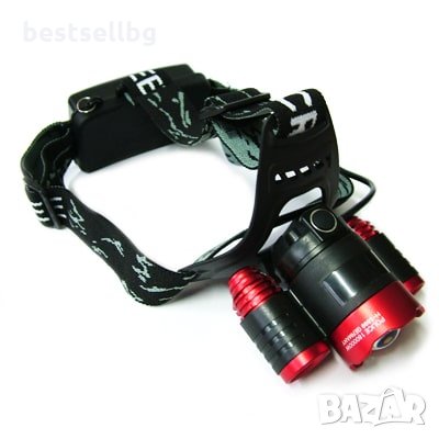 Професионален зареждащ се LED челник фенер за глава планина туризъм лов, снимка 8 - Къмпинг осветление - 29159436