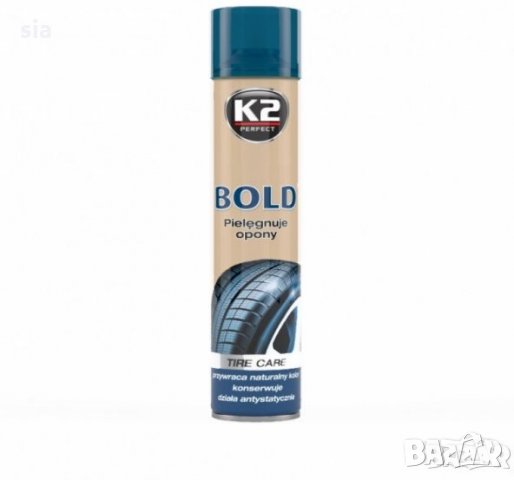 Спрей K2, за гуми 600мл