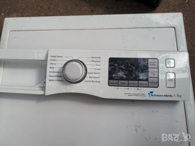 Продавам преден панел с платка  за пералня  Samsung WF70F5E5P4W, снимка 1 - Перални - 37624682