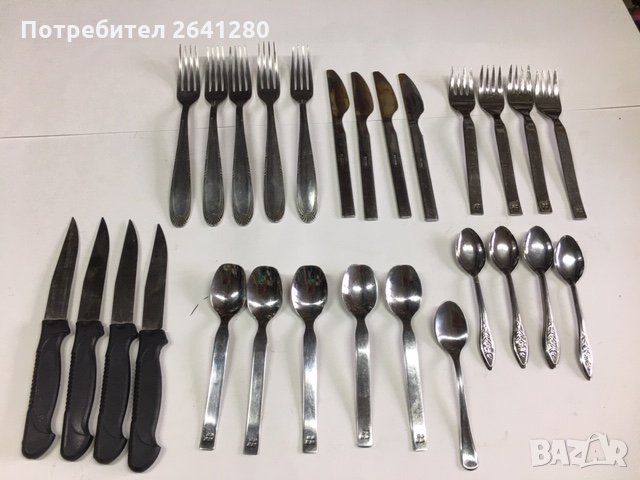 вилици, ножове и малки лъжички за 10лв
