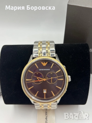 Нов Мъжки часовник Emporio Armani Alpha Chronograph, снимка 4 - Мъжки - 52305039