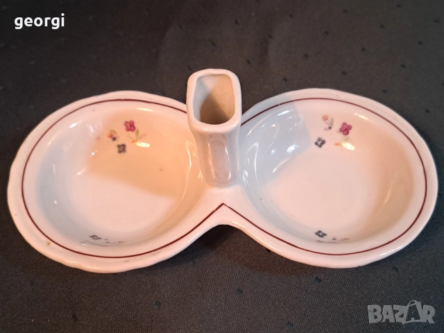 българска порцеланова солница 28/2