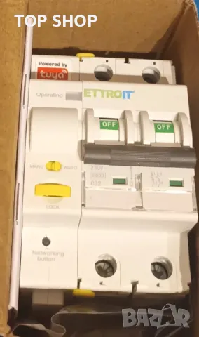 ETTROIT SMART WIFI термомагнитен превключвач 2P 32A автомат. нулиране, снимка 3 - Друга електроника - 48927002