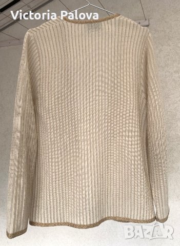 Златиста дизайнерска жилетка STRAUSS STUDIO Австралия, снимка 8 - Жилетки - 44231021