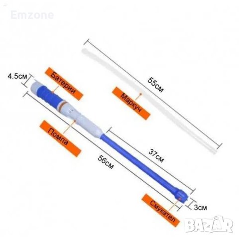 Електрическа помпа за източване на гориво течности на батерии, снимка 2 - Аксесоари и консумативи - 40181641
