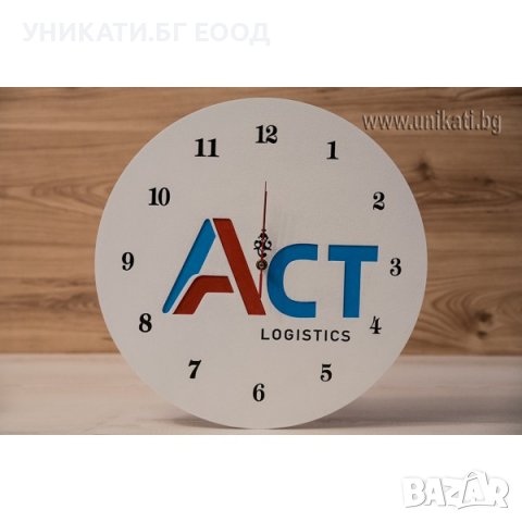 Стенен часовник по поръчка с фирмено лого, снимка 3 - Стенни часовници - 37673497