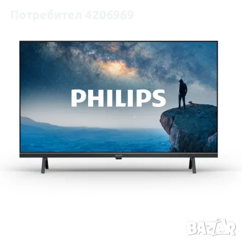 PHILIPS 32inch FHD Smart TV Titan OS Ambilight Black, снимка 1 - Телевизори - 48521072