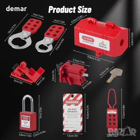 Универсален комплект за електротехници и поддръжка от 43 части с чанта, снимка 6 - Други стоки за дома - 51404420