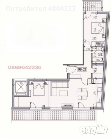 2- Стаен апартамент, Модерно предградие, гр. София, снимка 3 - Апартаменти - 54272724