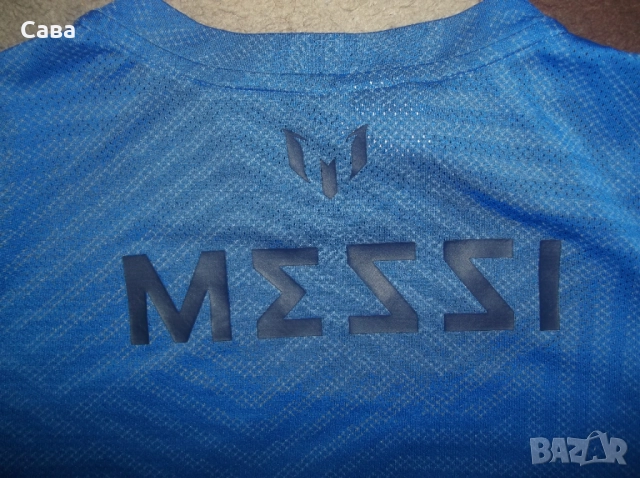 Тениски ADIDAS  мъжки,С /сини,МЕСИ/, снимка 8 - Тениски - 45983844