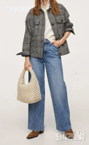 Дамска карирана риза-яке овършърт, снимка 15 - Якета - 53204650