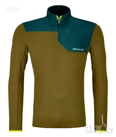 Ortovox Fleece Light Zip Neck - мъжка блуза р-р L