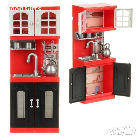 Детска кухня за къща за кукли, снимка 3 - Кукли - 42837193