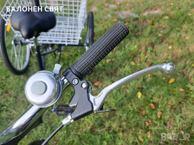 Нов Велосипед Колело Триколка Сгъваема  24 цола 7 скорости, кош и облегалка, снимка 4 - Велосипеди - 47802124