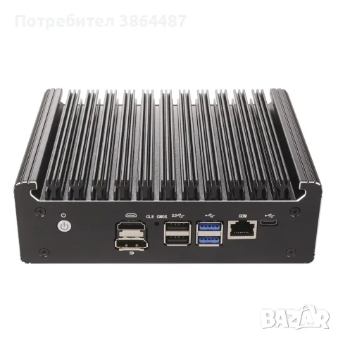 Нов Topton X6E Mini PC – Intel N100, 16GB DDR4, 512GB NVMe, 6 × 2.5GbE
