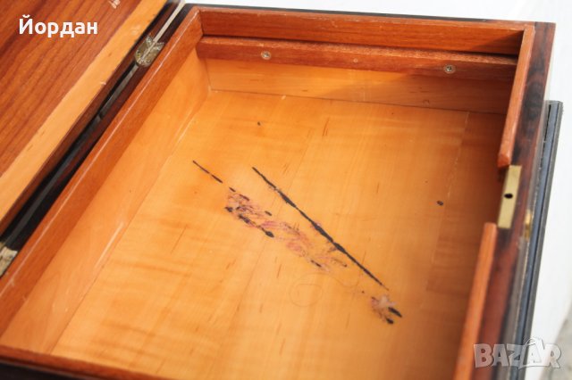 Кутия за часовници дърво интарзия, снимка 16 - Антикварни и старинни предмети - 42357154