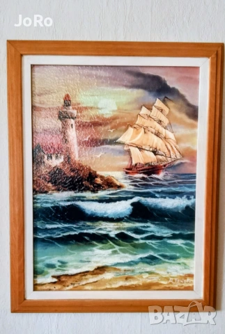 Морски пейзаж-картина на Димитър Генев 