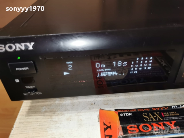 SONY MDS-JE510 MINIDISC DECK-ВНОС SWISS 2012251803, снимка 5 - Декове - 52859305