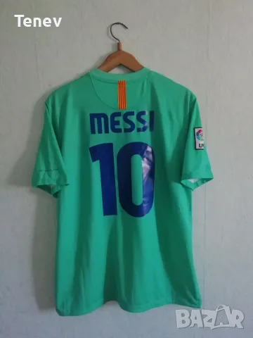 Барселона Меси 2010-2011 Оригинална Тениска Фланелка XL Nike Barcelona Messi Екип