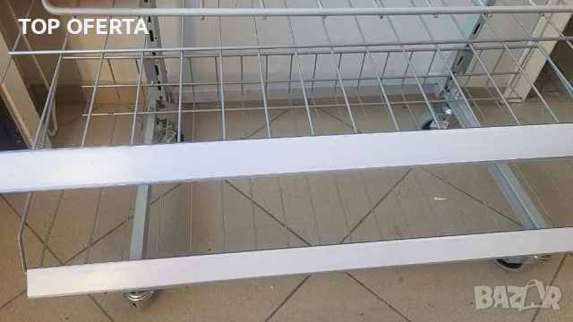 Стелаж подвижни кошници с лого 225 х 96 х 55 см, снимка 6 - Стелажи и щандове - 47866668