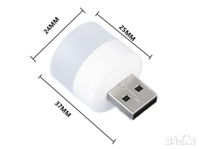 BULB LED 1.2W USB портативна лампа крушка 360° осветление / състояние: ново, снимка 7 - Къмпинг осветление - 42841991