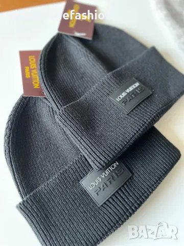Мъжка шапка плетиво Louis Vuitton , снимка 3 - Шапки - 47865275