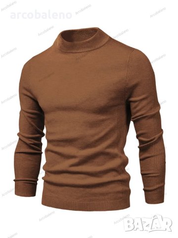 Елегантен мъжки топъл пуловер със средно деколте, 6цвята - 023, снимка 10 - Пуловери - 42553566
